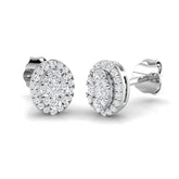 Celia Gold Cluster Diamond Earrings: Luxury Jewelry from 0.25ct to 8.5ct