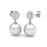 Opal Diamond Earring 8 ct Platinum, 9ct, 18ct White, Yellow & Rose Gold | Handcrafted Fine Jewellery-12