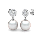 Opal Diamond Earring 8 ct Platinum, 9ct, 18ct White, Yellow & Rose Gold | Handcrafted Fine Jewellery-12