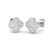 Epspy Gold Clover Diamond Earrings 0.5ct to 1ct - Luxury Jewelry