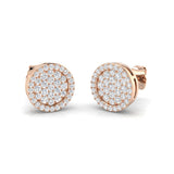 Truwy Gold 0.5ct Diamond Earrings - Elegant Shape Luxury Jewelry