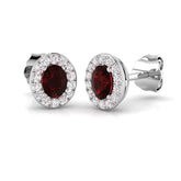 "Goldy Ruby Gold Earrings with Stunning Diamond Accents | Luxury Jewelry"