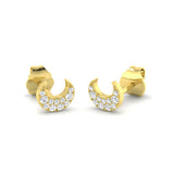 Debby Gold Diamond Earrings - Elegant Shape, 0.05ct to 0.1ct Luxury