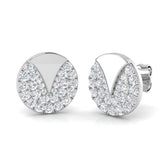 Snow 0.5ct Gold Diamond Earrings - Elegant Luxury Jewelry Gift