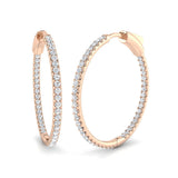 Hoop Earrings - Trudy 1 Carat To 1.25 Carat Fine Jewelry