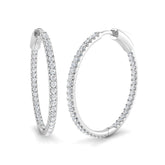 Hoop Earrings - Trudy 1 Carat To 1.25 Carat Fine Jewelry