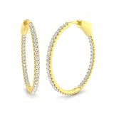 Hoop Earrings - Trudy 1 Carat To 1.25 Carat Fine Jewelry
