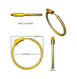 Natural & Lab-Grown Round Cut Diamond Hoop Earring in Gold - UK Hallmarked