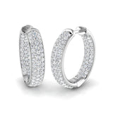 Hoop Earrings - Alfie 1.5ct Lab Grown Diamond
