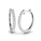 Hoop Earrings - Iris 0.25 Carat To 0.5 Carat Fine Sparkle