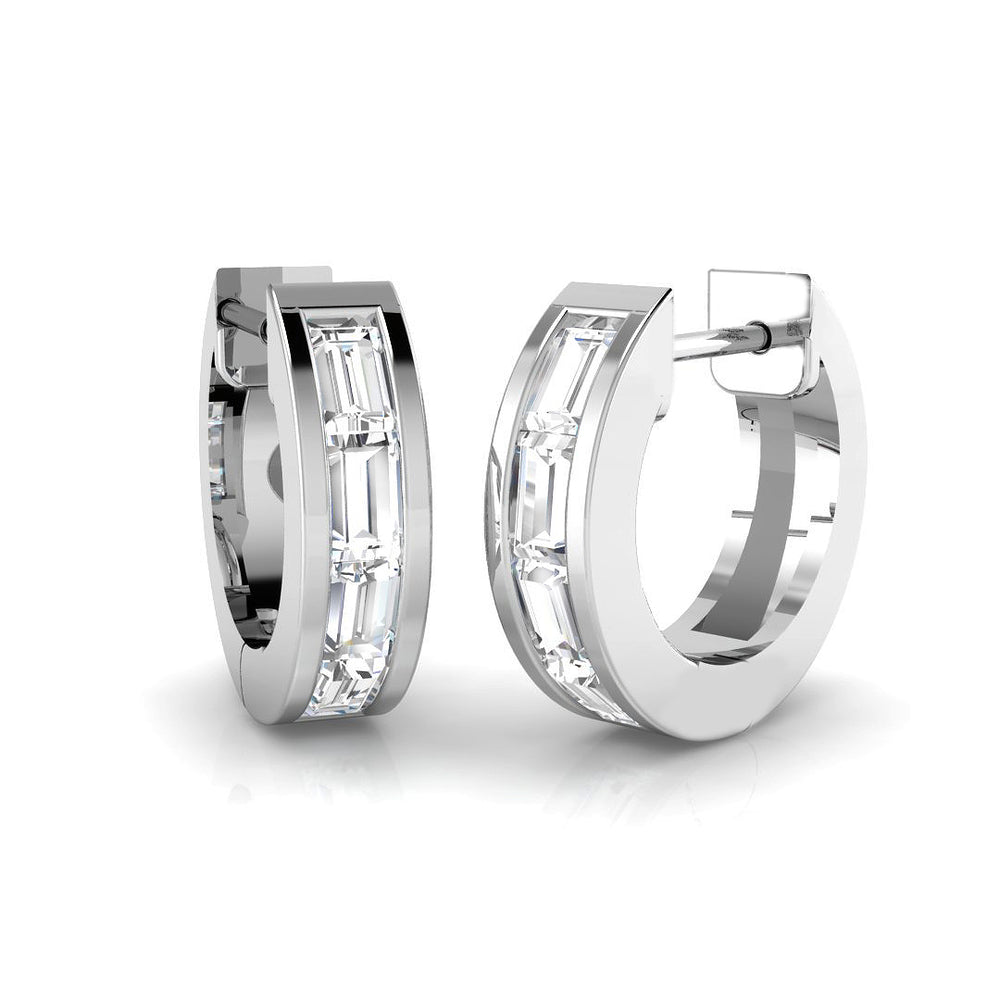 Hoop Earrings - Toysy 0.5ct Exquisite Diamond