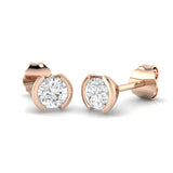 1 Carat Platinum Diamond Stud Earring