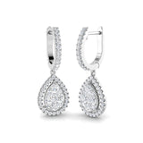 Richmond Diamond Earring 1 ct Platinum, 9ct, 18ct White, Yellow & Rose Gold | Handcrafted Fine Jewellery-12