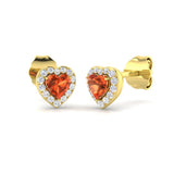 Trony Multi Sapphire Gold Earrings - Elegant Diamond Luxury Jewelry