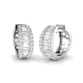 Blair Luxury Gold Diamond Earrings - Baguette & Brilliant 1.5ct-2.5ct