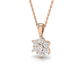 Azalea Cluster Diamond Pendant 0.3ct to 2ct Gold (Without Chain )