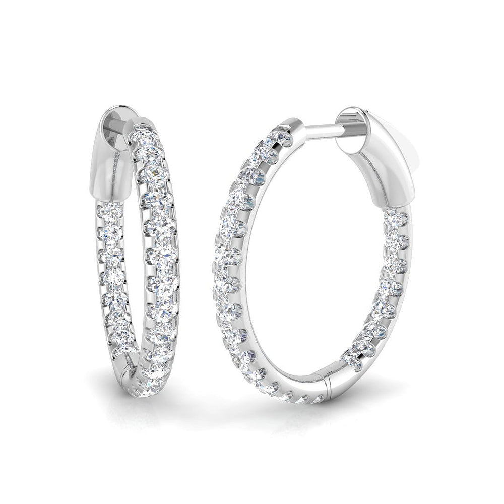 Hoop Earrings - Tunby 0.5ct Lab Grown Diamond
