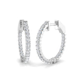 Hoop Earrings - Erery 0.5ct Classic Brilliance