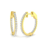 Hoop Earrings - Erery 0.5ct Classic Brilliance