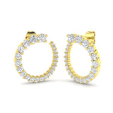 Hoop Earrings - Erhvy 1.5ct Gold Pure Elegance