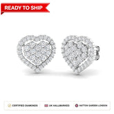Lab grown diamond earring