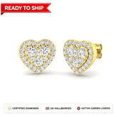 Lab grown diamond earring