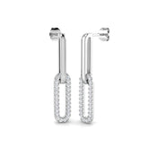 Barney Gold Drop & Trilogy Diamond Earrings - 0.5ct Luxury Jewelry