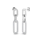 Bath Gold Drop & Trilogy Diamond Earrings | 0.5ct Luxury Jewelry