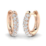 Hoop Earrings - Wisp 0.33ct Gold Pure Radiance