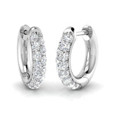 Hoop Earrings - Wisp 0.33ct Gold Pure Radiance