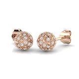 Stunning 0.25Ct Diamond Ball Stud Earrings in White Gold