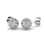 Stunning 0.25Ct Diamond Ball Stud Earrings in White Gold