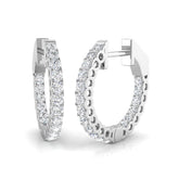 Hoop Earrings - Tunhy 0.5ct Lab Grown Diamond