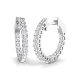 Hoop Earrings - Tunhy 0.5ct Lab Grown Diamond