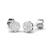 Budly Gold Cluster Diamond Earrings - Exquisite Luxury from 0.2ct to 7.5ct