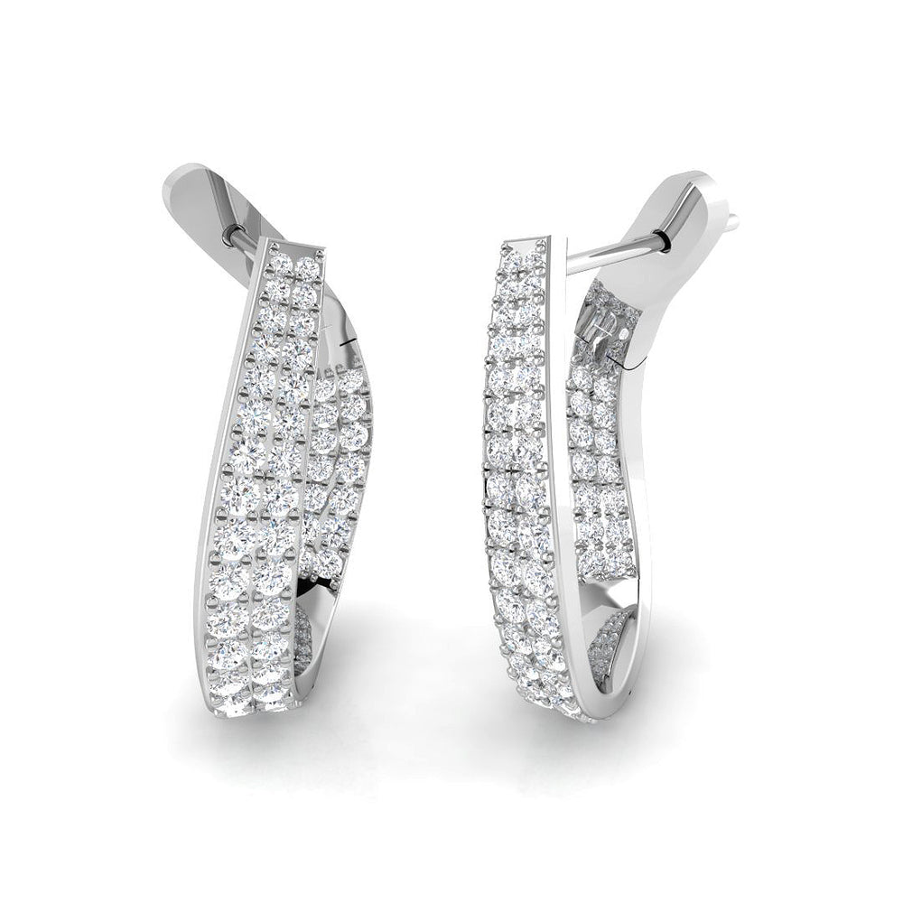 Hoop Earrings - Zest 1ct Gold Pure Radiance