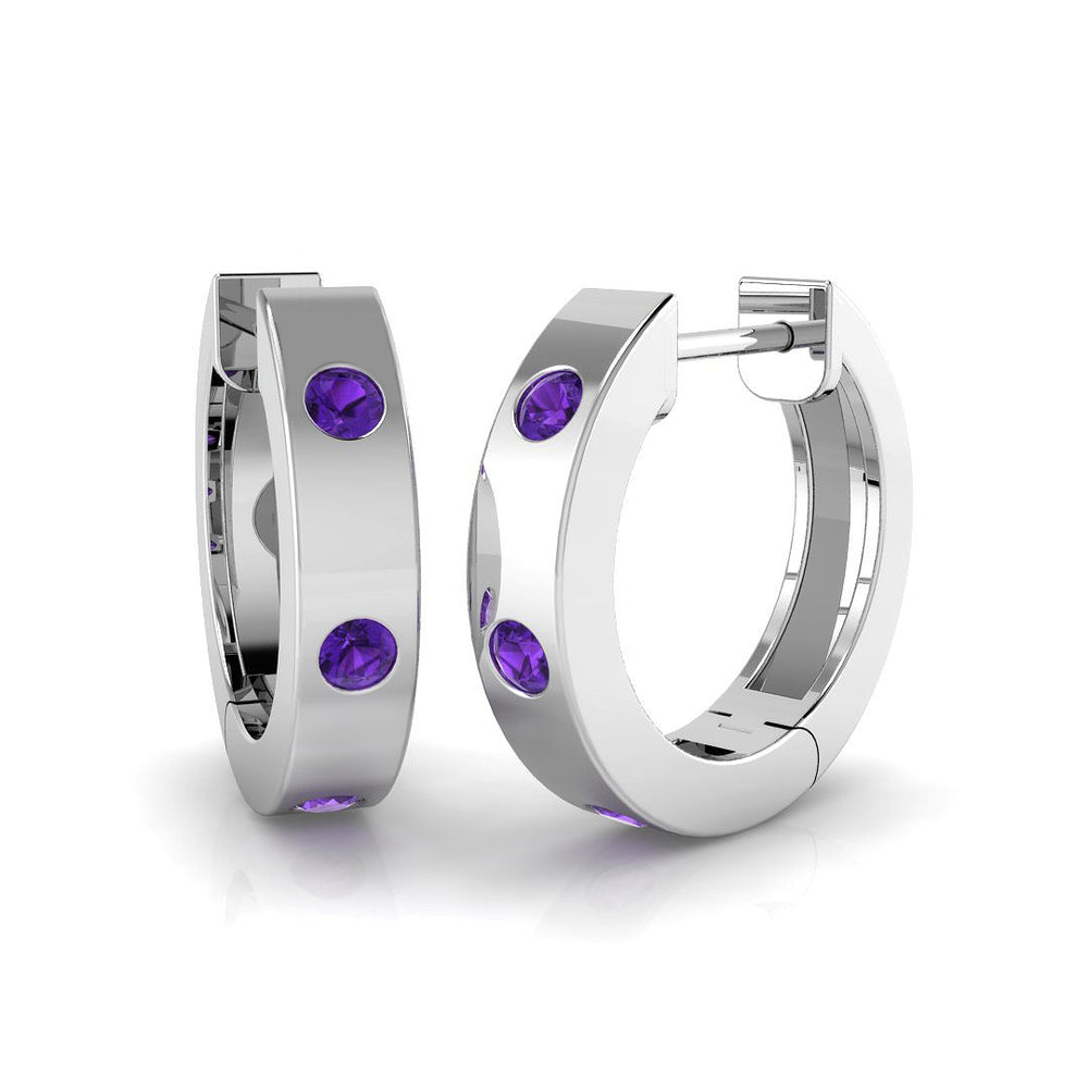 Hoop Earrings - Swanky 0.2ct Elegant Diamond Sparkle