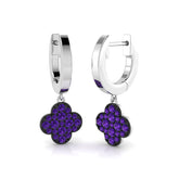 Tuloy Clover Diamond Earrings in Gold - 0.33ct Luxury Jewelry