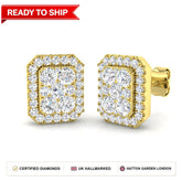 Lab grown diamond earring