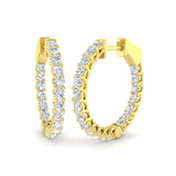 Hoop Earrings - Epswy 1.75ct Lab Grown Diamond