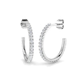Hoop Earrings - Sweety 0.5ct Elegant Diamond Sparkle
