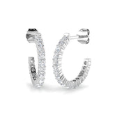Hoop Earrings - Engvy 0.5ct-1ct Lab Grown Diamond