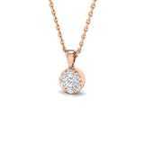 Baulk Cluster Diamond Pendant 0.15ct Gold (Without Chain )