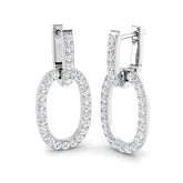 Eriby Gold Drop & Trilogy Diamond Earrings – Luxurious 1ct to 2ct Sparkle