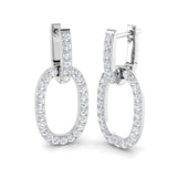 Eriby Gold Drop & Trilogy Diamond Earrings – Luxurious 1ct to 2ct Sparkle