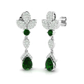 Easby Emerald Cut Diamond Earrings in Gold - 2ct to 2.5ct Luxury Jewelry
