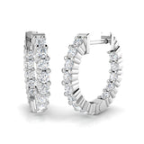 Hoop Earrings - Embly 0.5ct Lab Grown Diamond