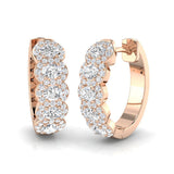 Hoop Earrings - Entny 1.5ct Lab Grown Diamond