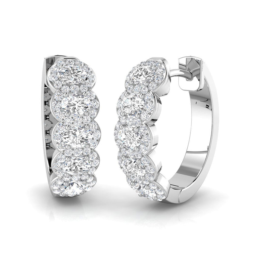 Hoop Earrings - Entny 1.5ct Lab Grown Diamond