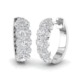 Hoop Earrings - Entny 1.5ct Lab Grown Diamond